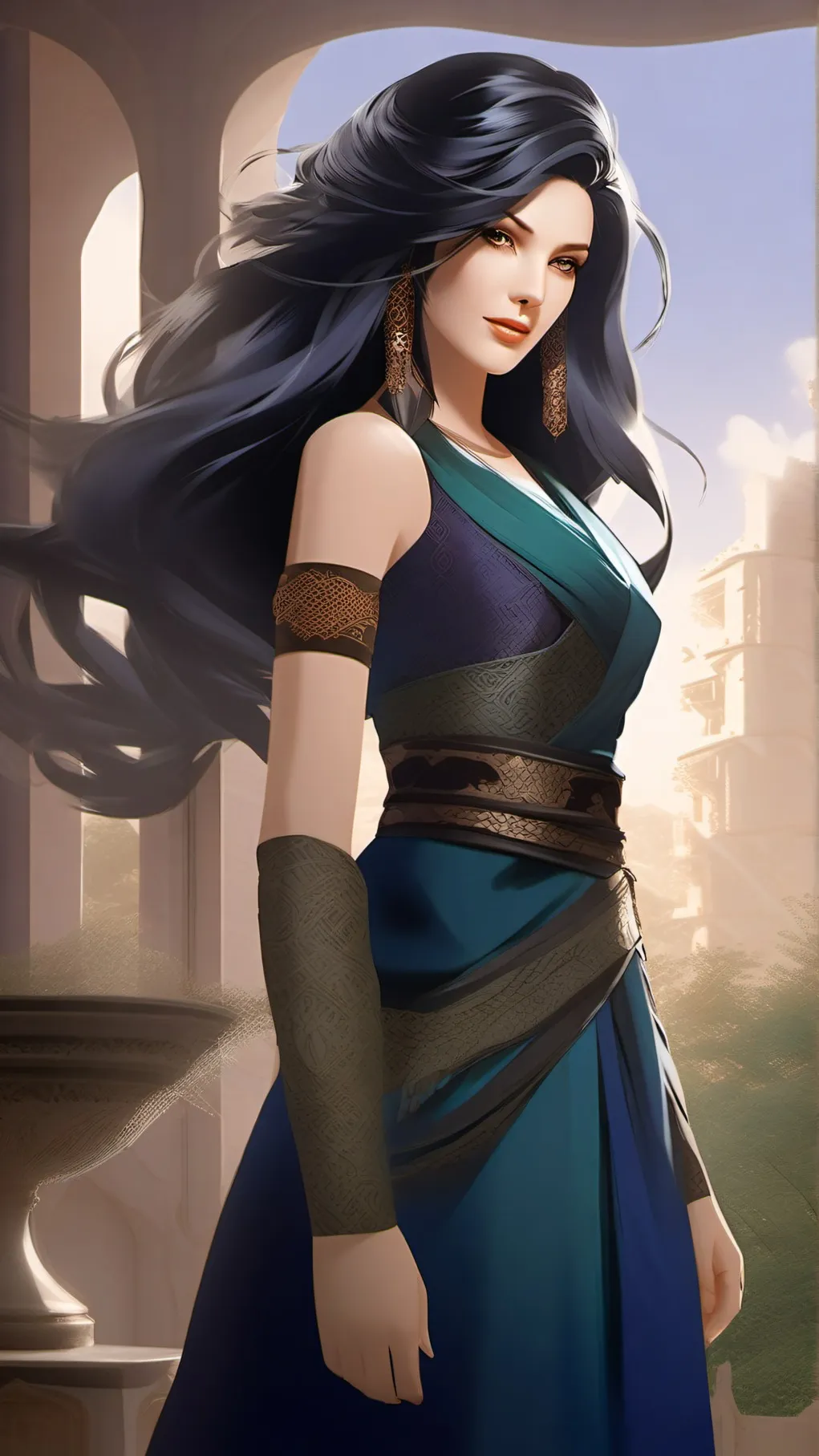 ai character: gills background