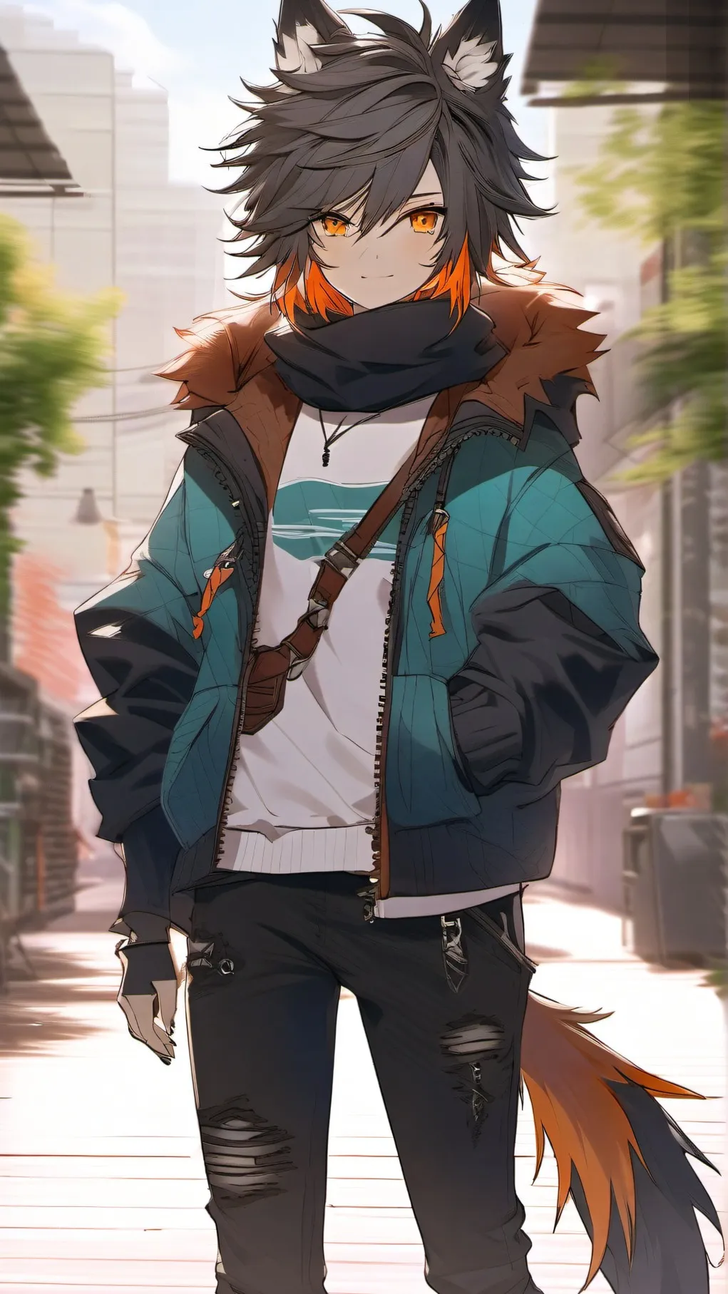 ai character: Misty background