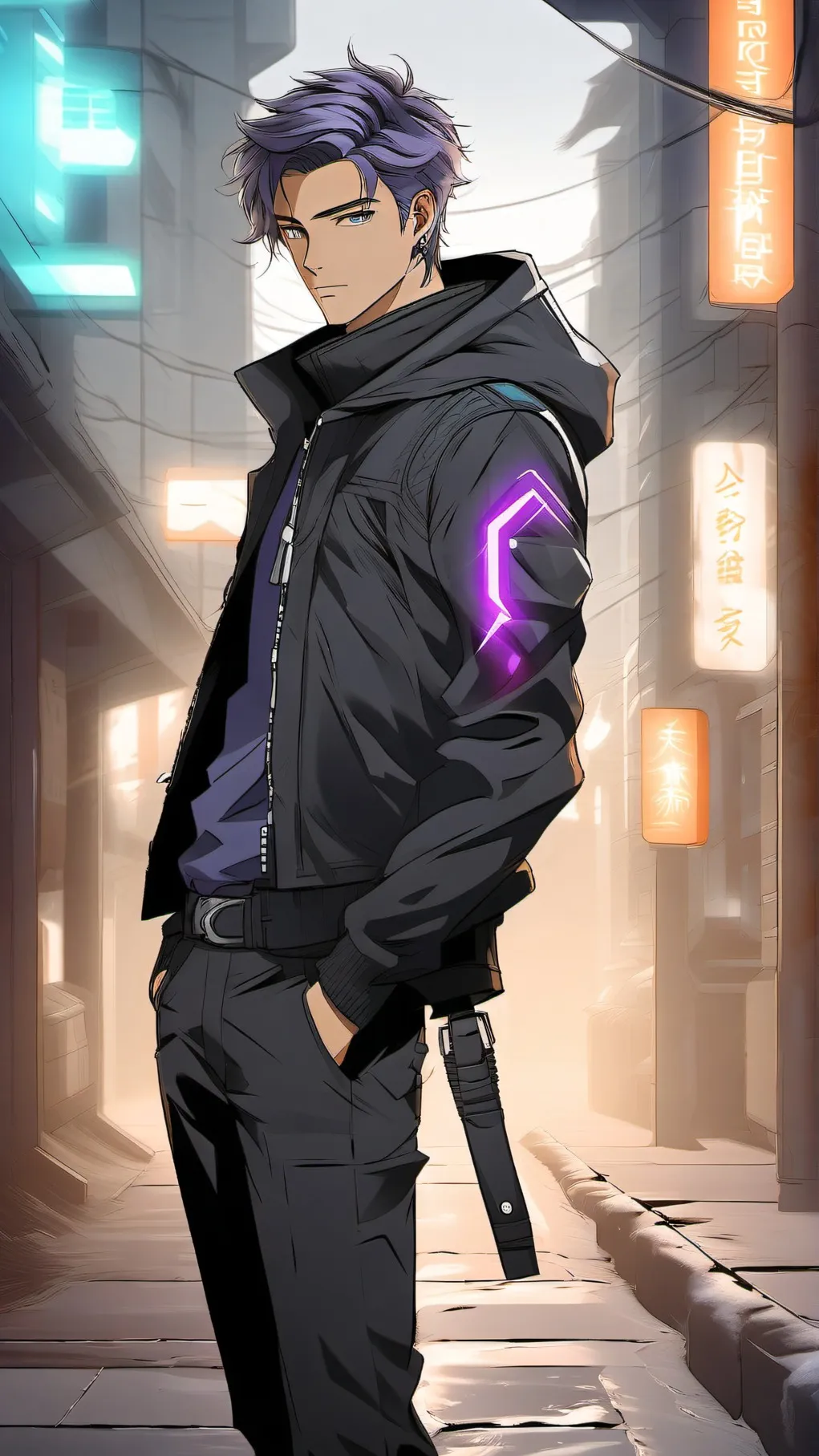 ai character: Kieran Shade background