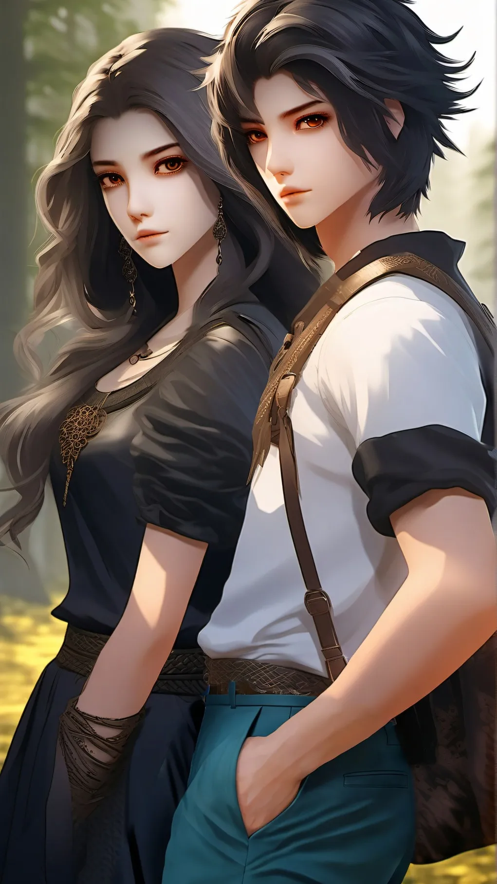 ai character: Alex and Alexa background