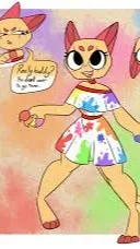 ai character: Scraps!! :D background