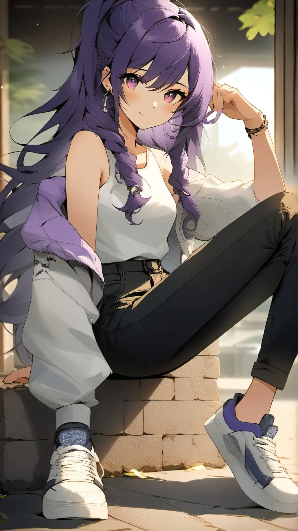 ai character: Zoey background