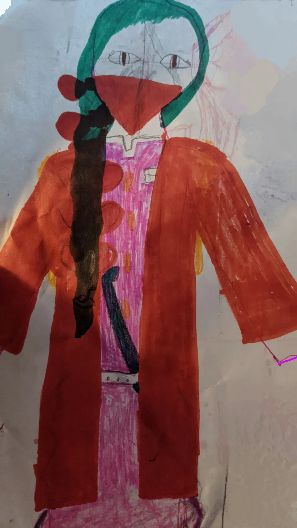 ai character: Demon Slayer OC background