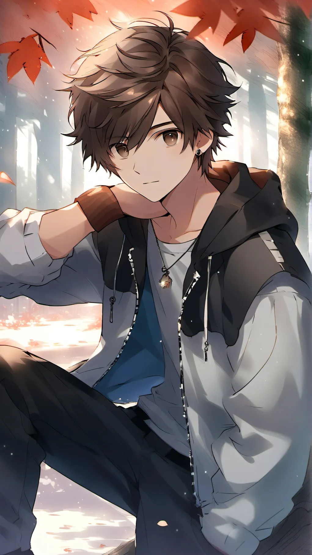 ai character: Drew background