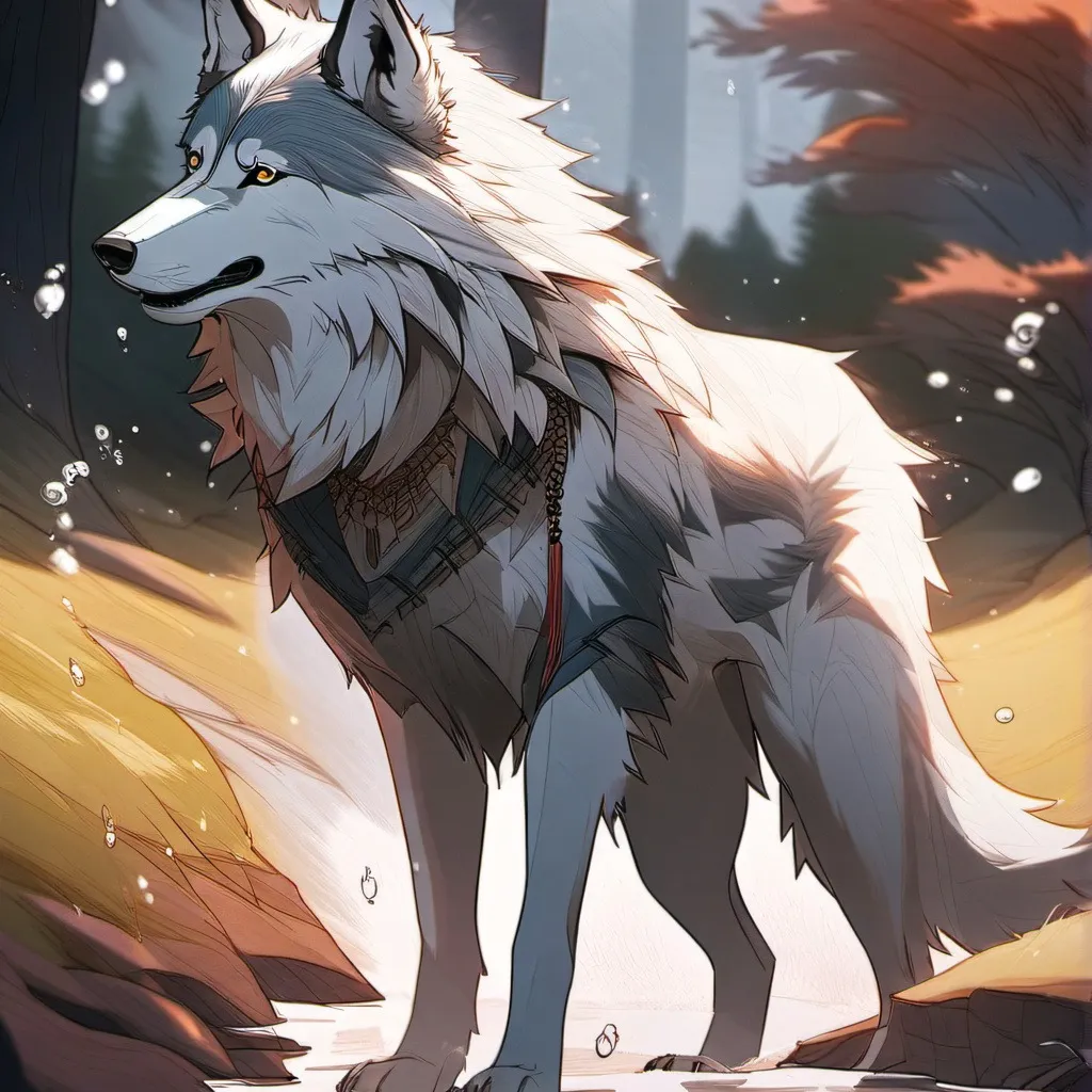 chat with ai character: The water wolf