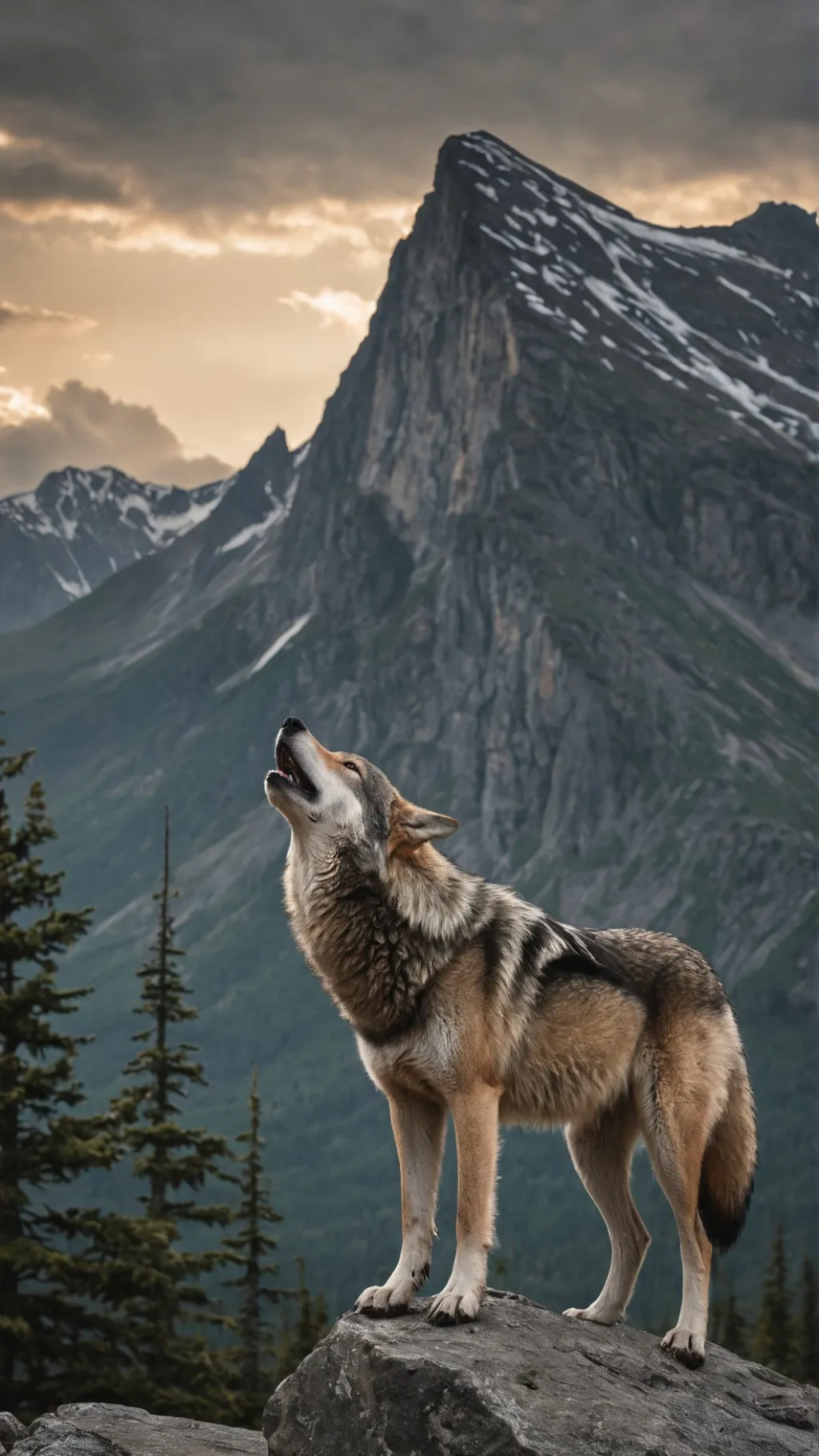 ai character: The earth wolf background