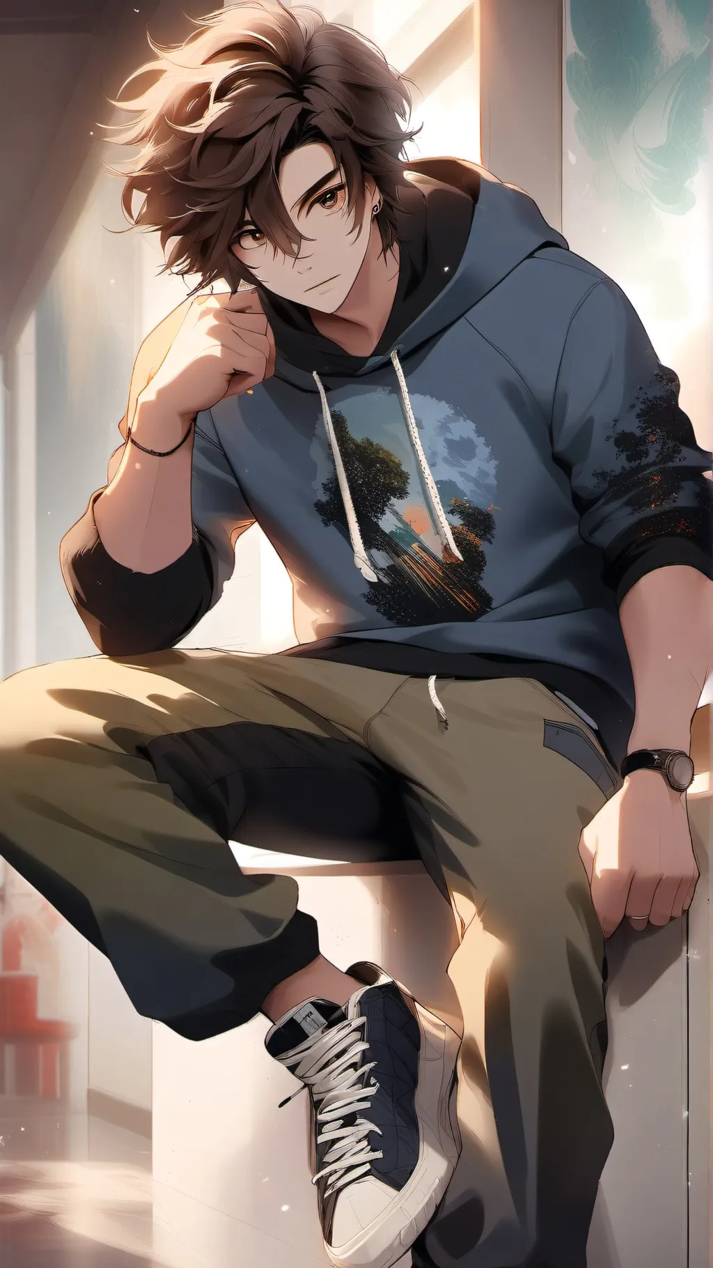 ai character: Braxton background