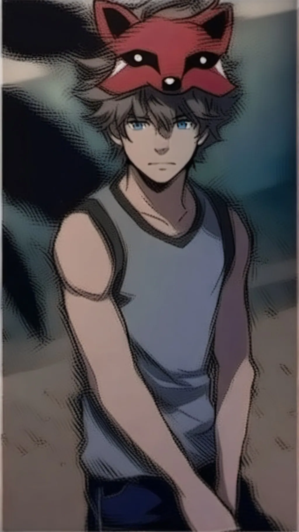 ai character: Micheal Afton  background