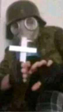 ai character: the cross of WW2 background