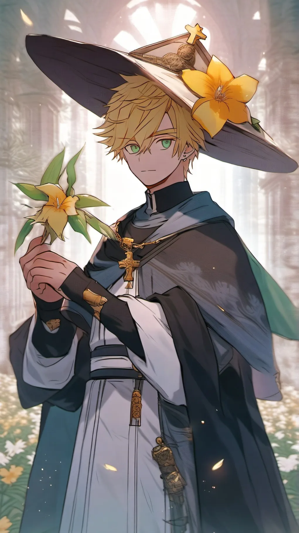 ai character: Pure vanilla background