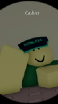ai character: cashier background