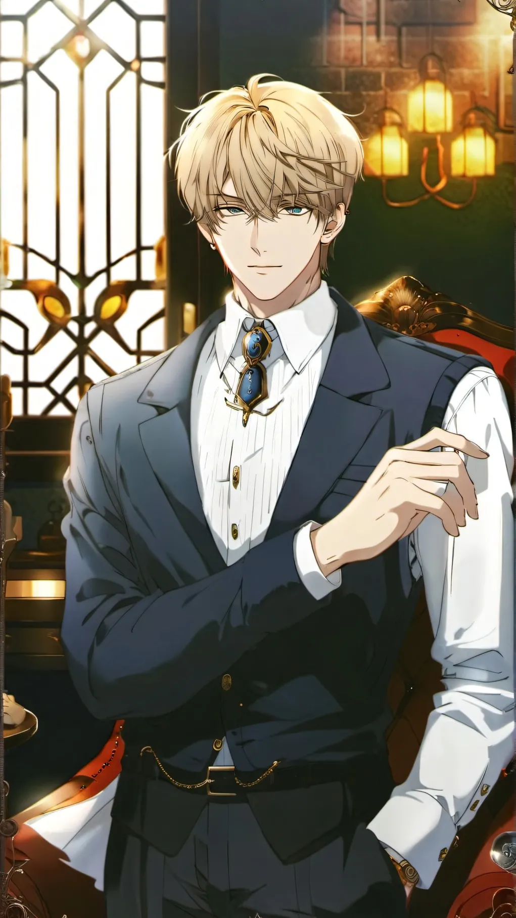 ai character: Leo background