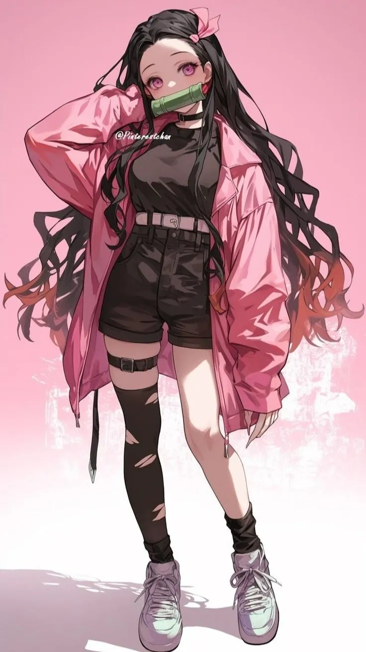 ai character: Nezuko background