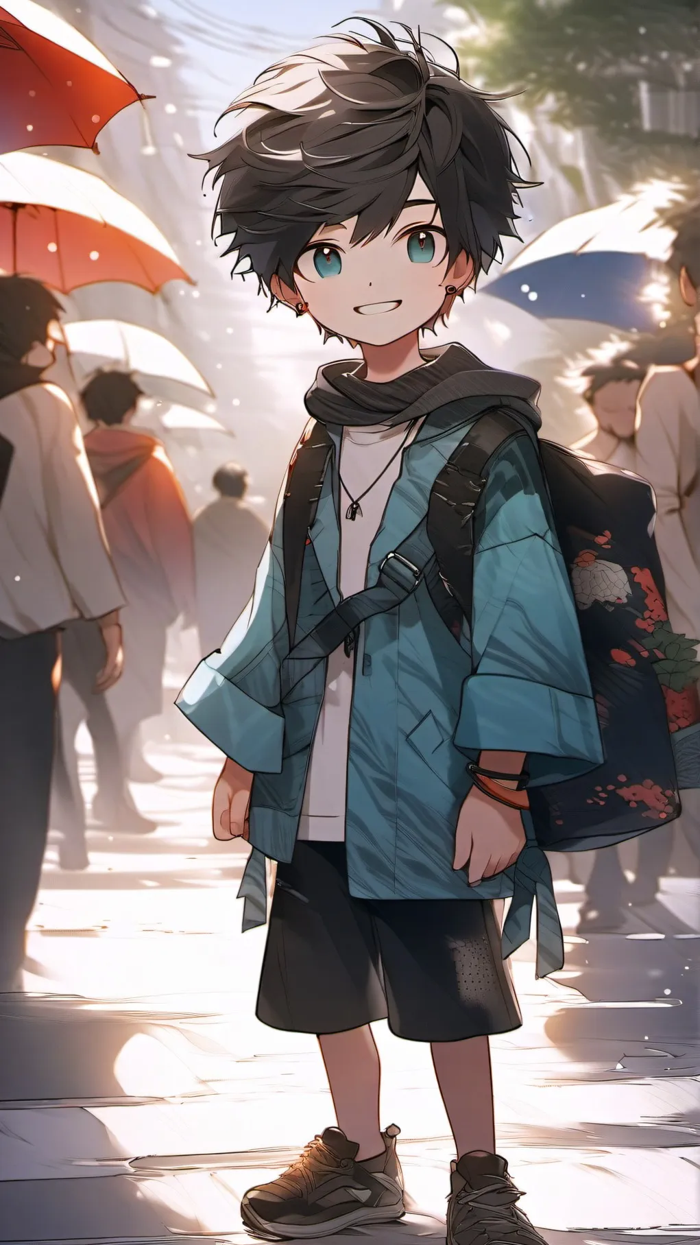 ai character: Boy background