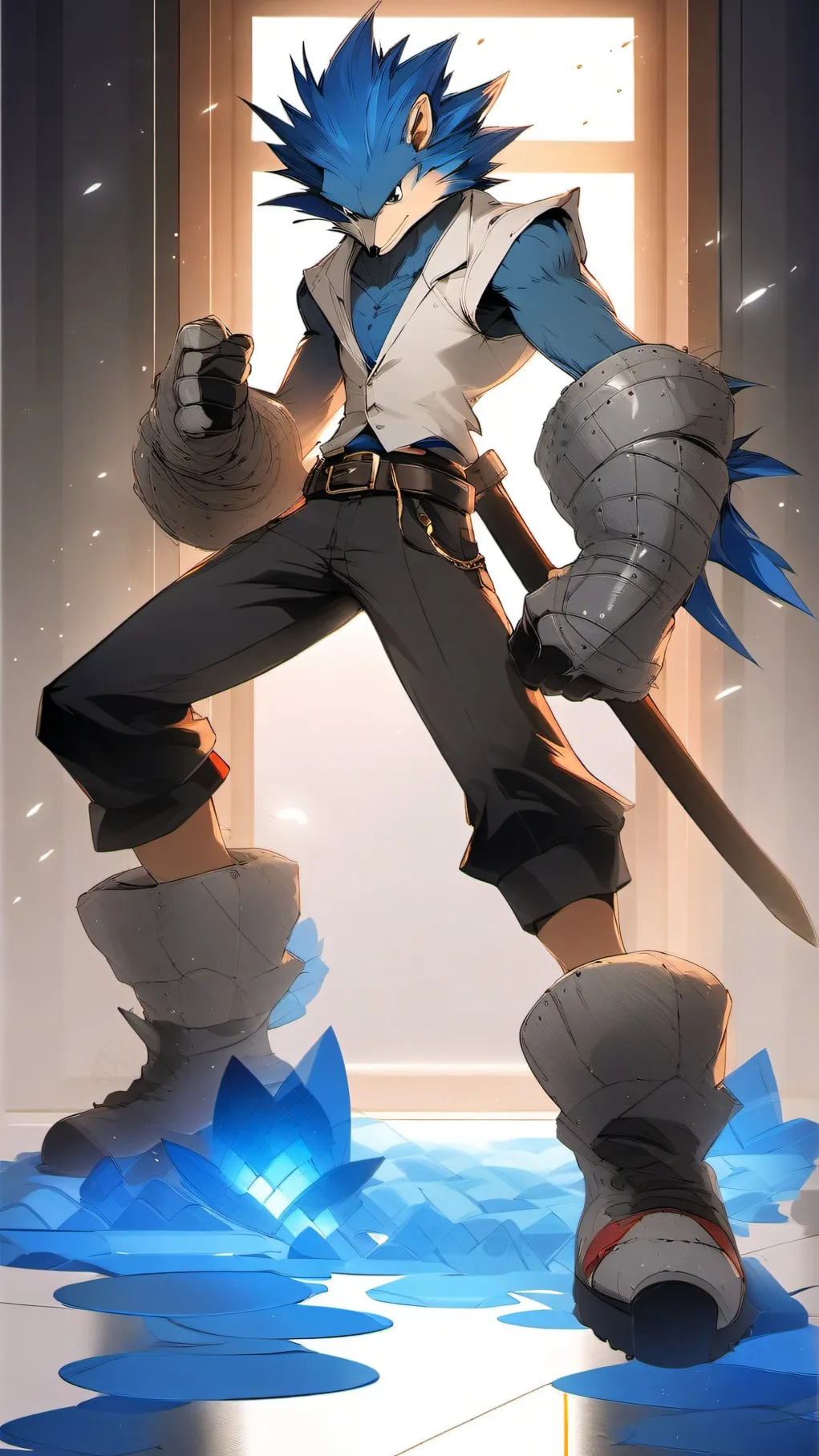 ai character: rewrite sonic background