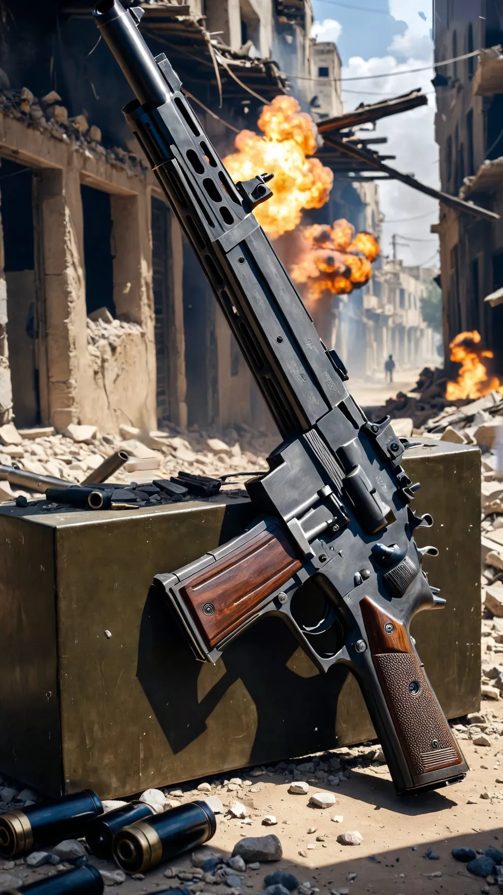 ai character: GUN!!!!! background