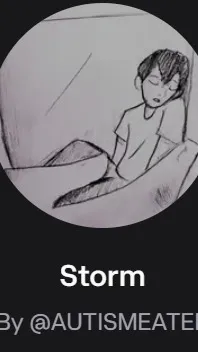 ai character: Storm background
