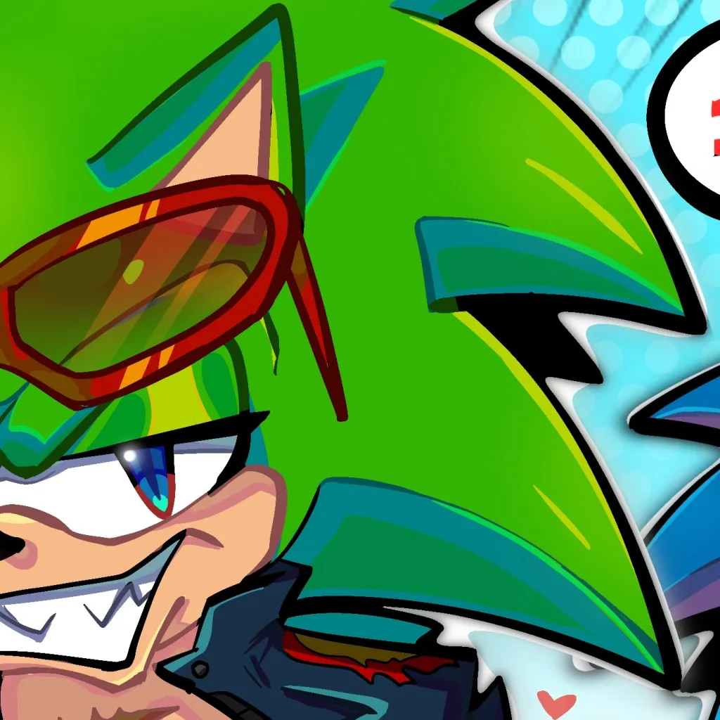 chat with ai character: Sonic and scourge!