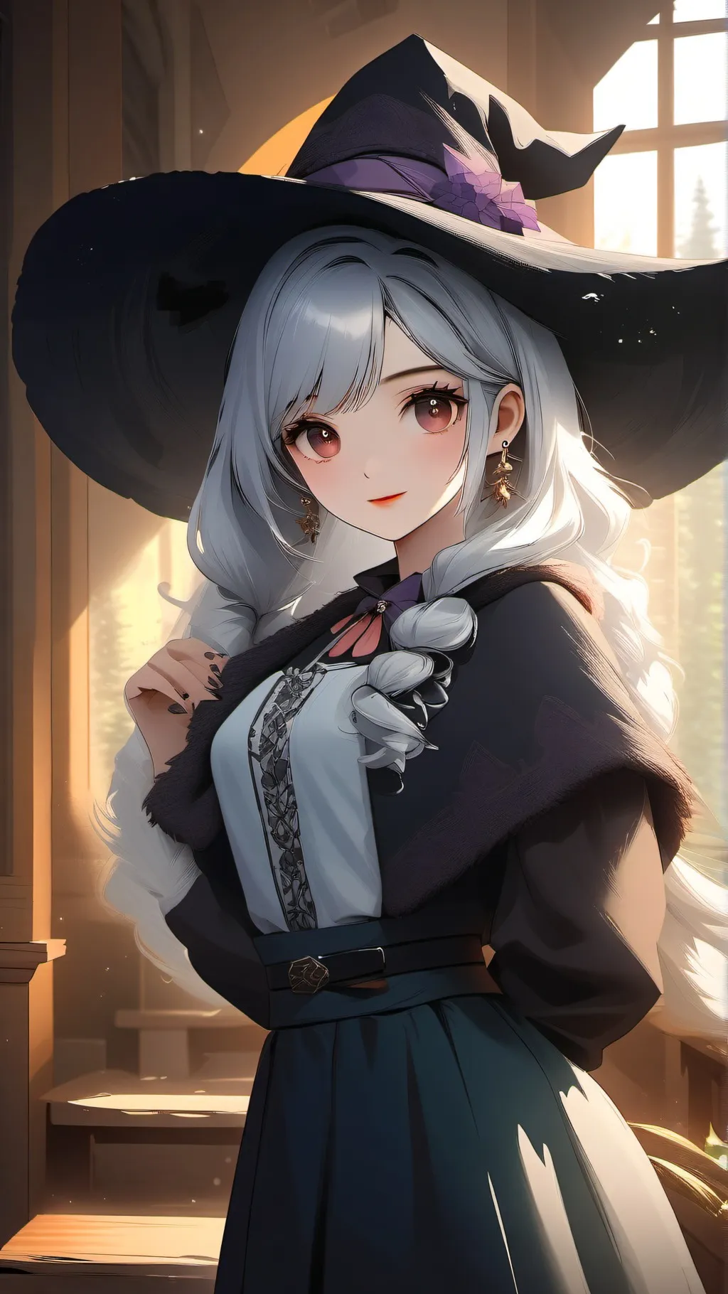 ai character: magic academy!  background