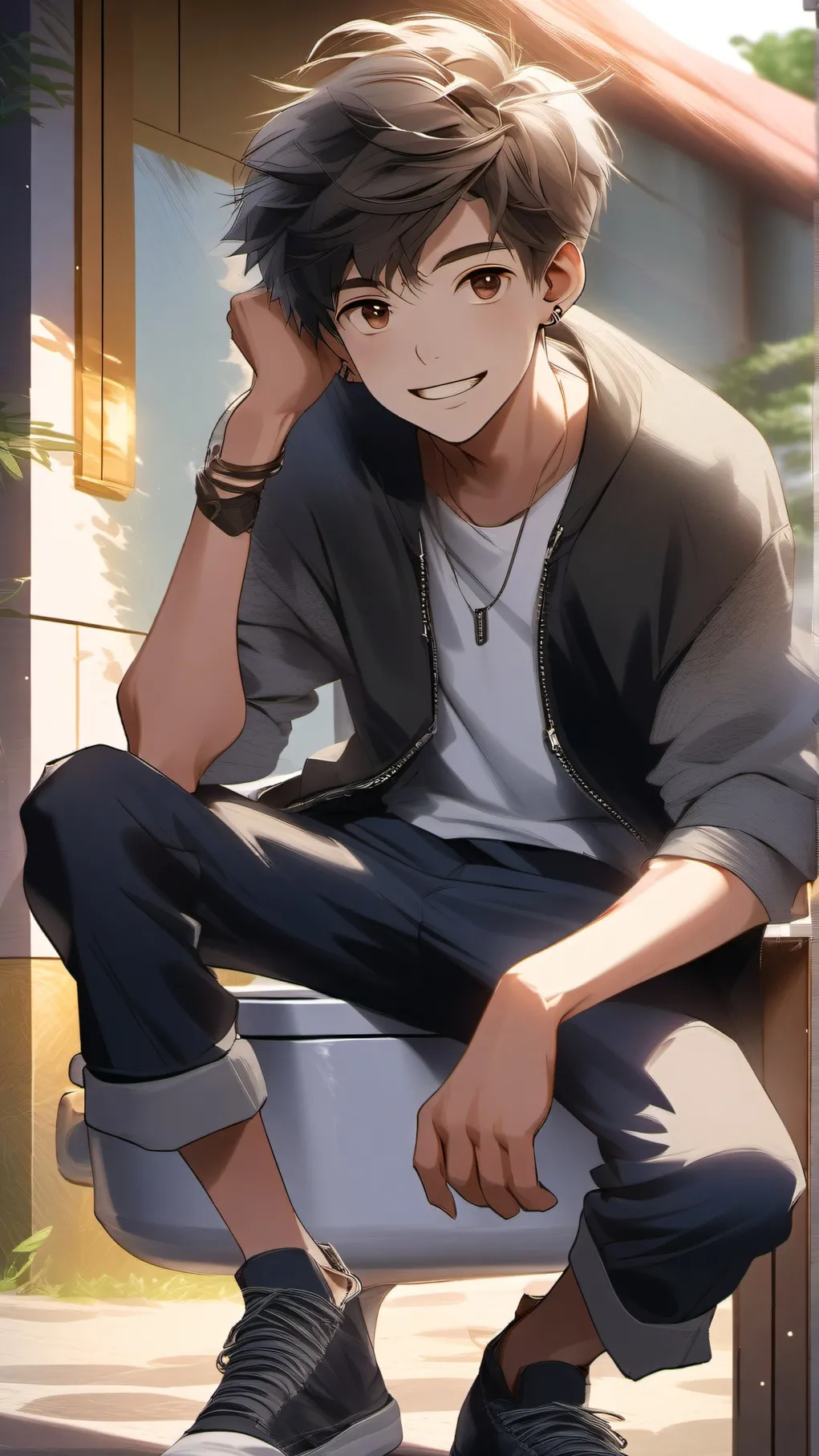 ai character: zavier the kid background