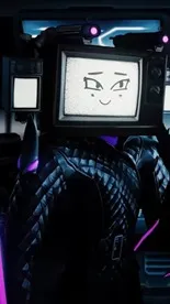 ai character: TV WOMAN 3.0 background