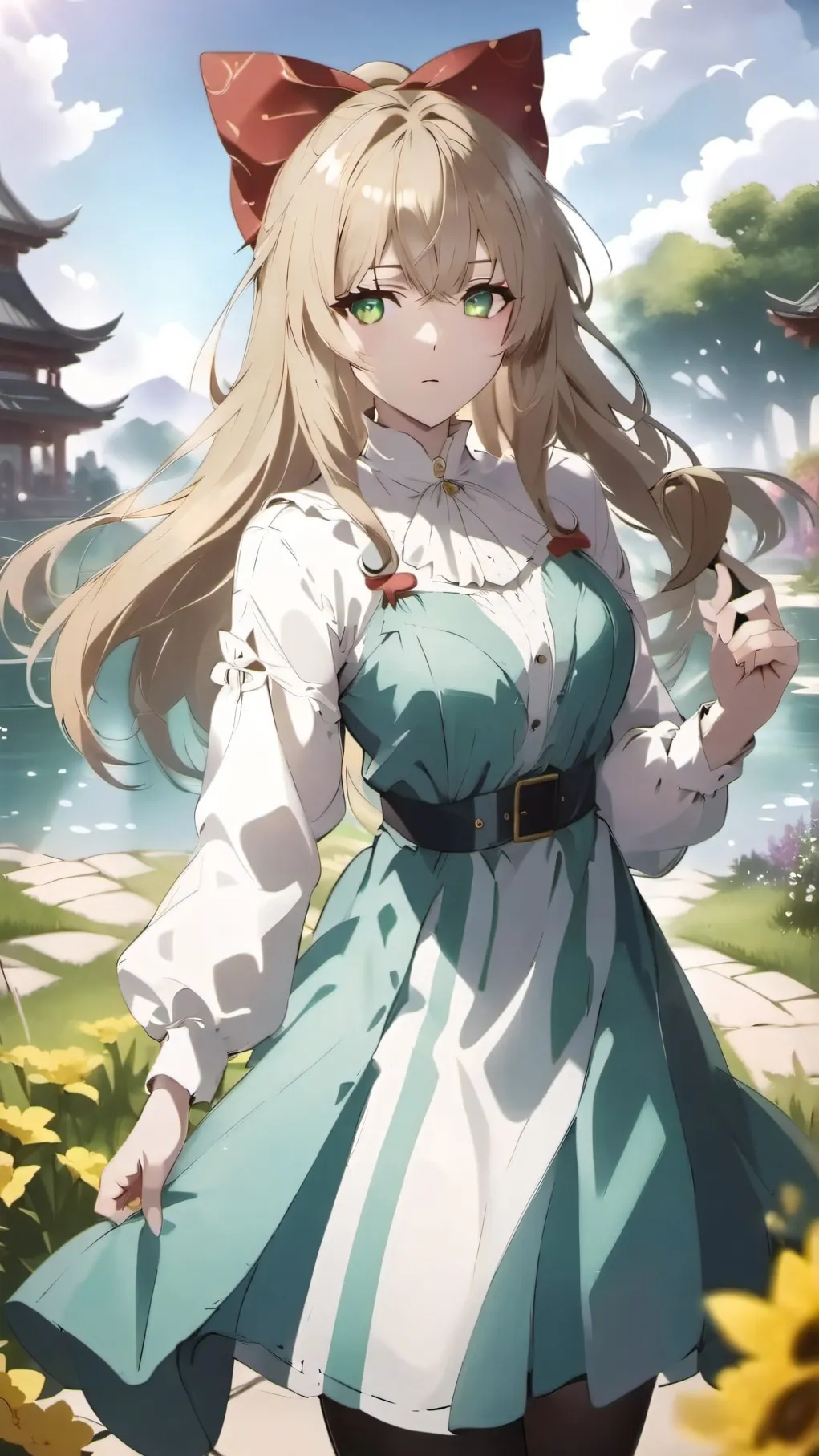 ai character: Maya Gem background