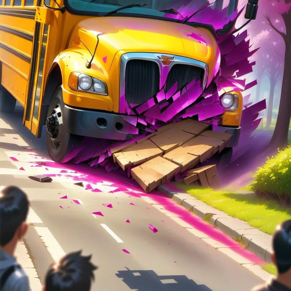 chat with ai character: School bus crash 
