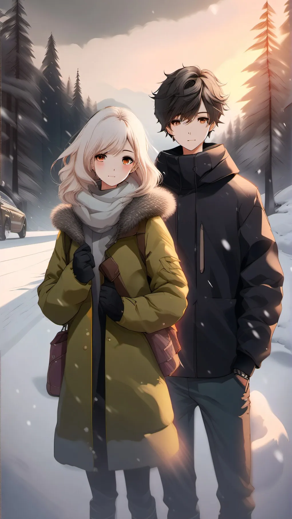 ai character: kim  background