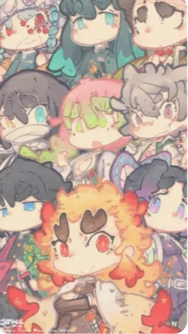 ai character: Hashira road trip! background