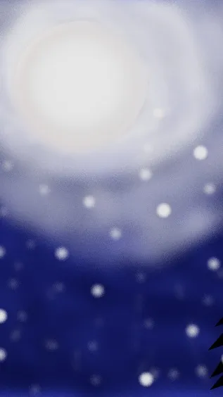 ai character: sun and moon show  background