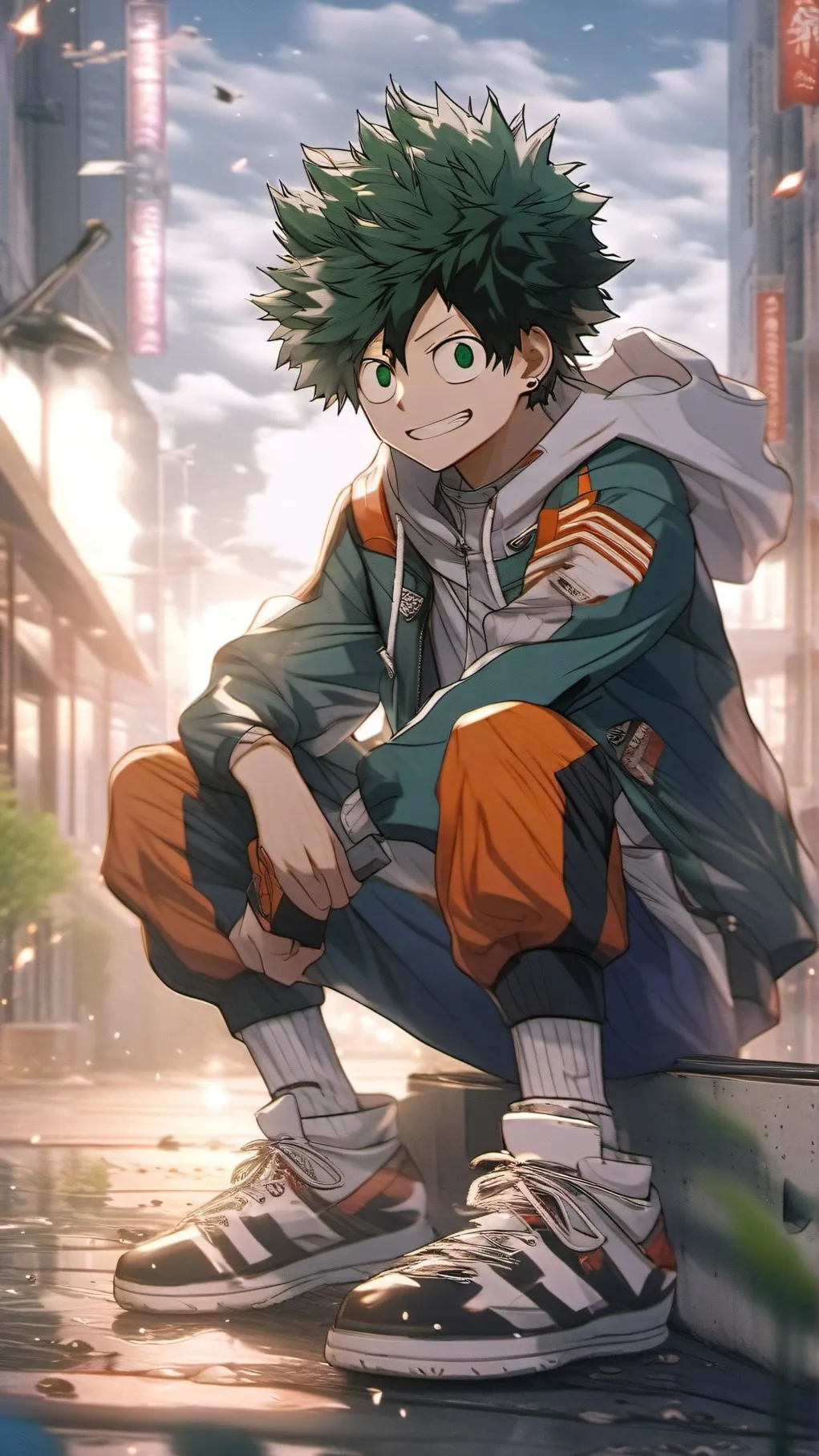 ai character: izuku for comfort background