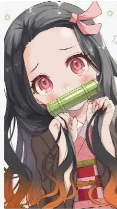 ai character: nezuko background