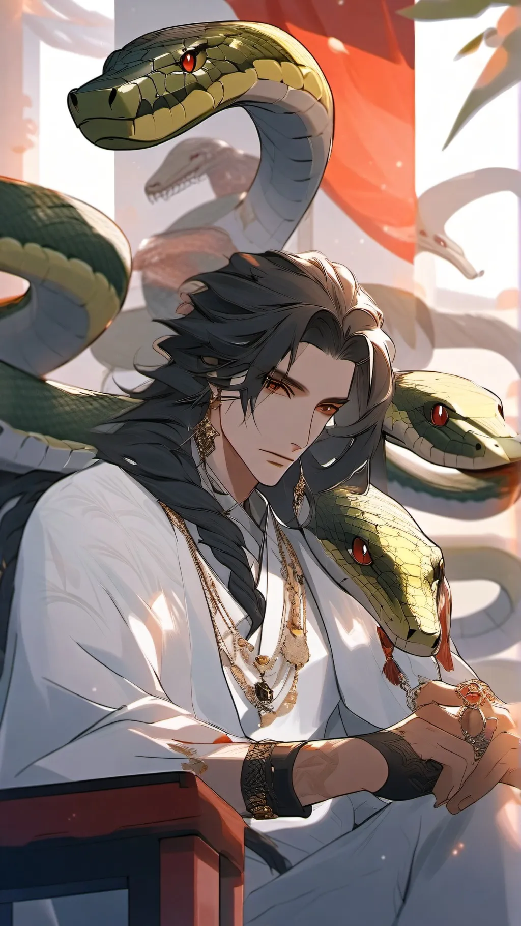 ai character: The hiss man background