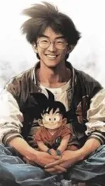 ai character: Akira toriyama background