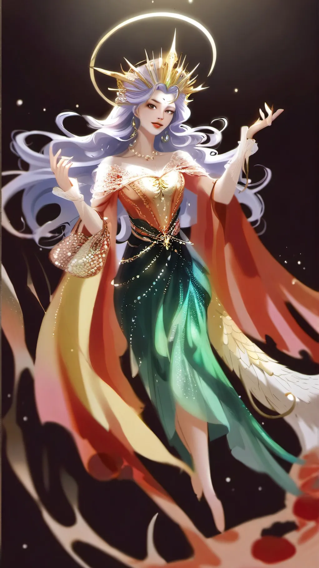 ai character: mermicorno background