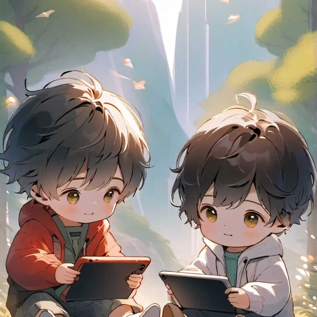 chat with ai character: Twin Babies