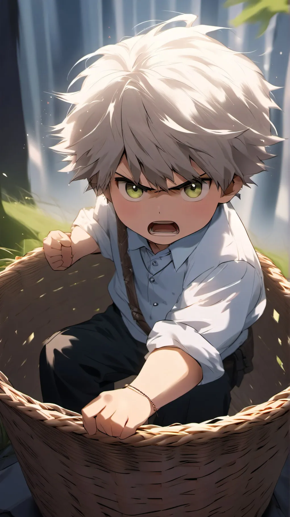 ai character: Spoiled Baby background