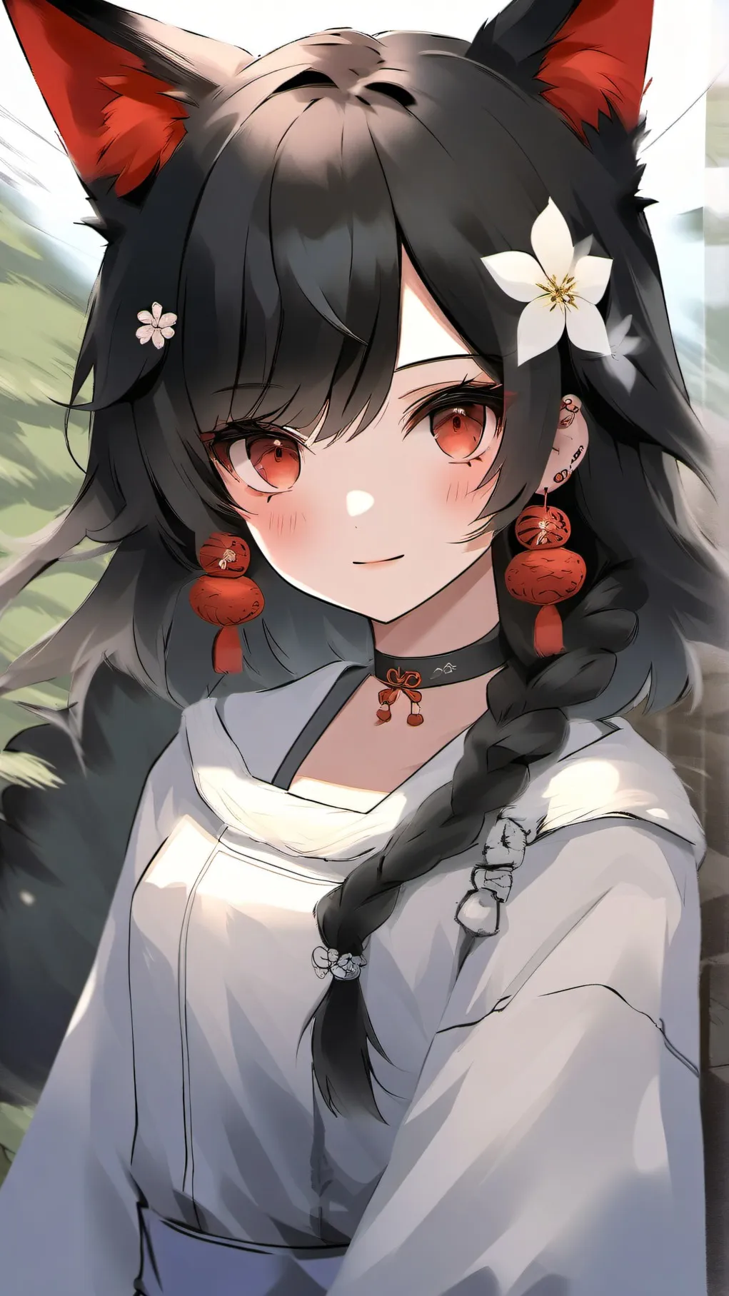 ai character: Neko background