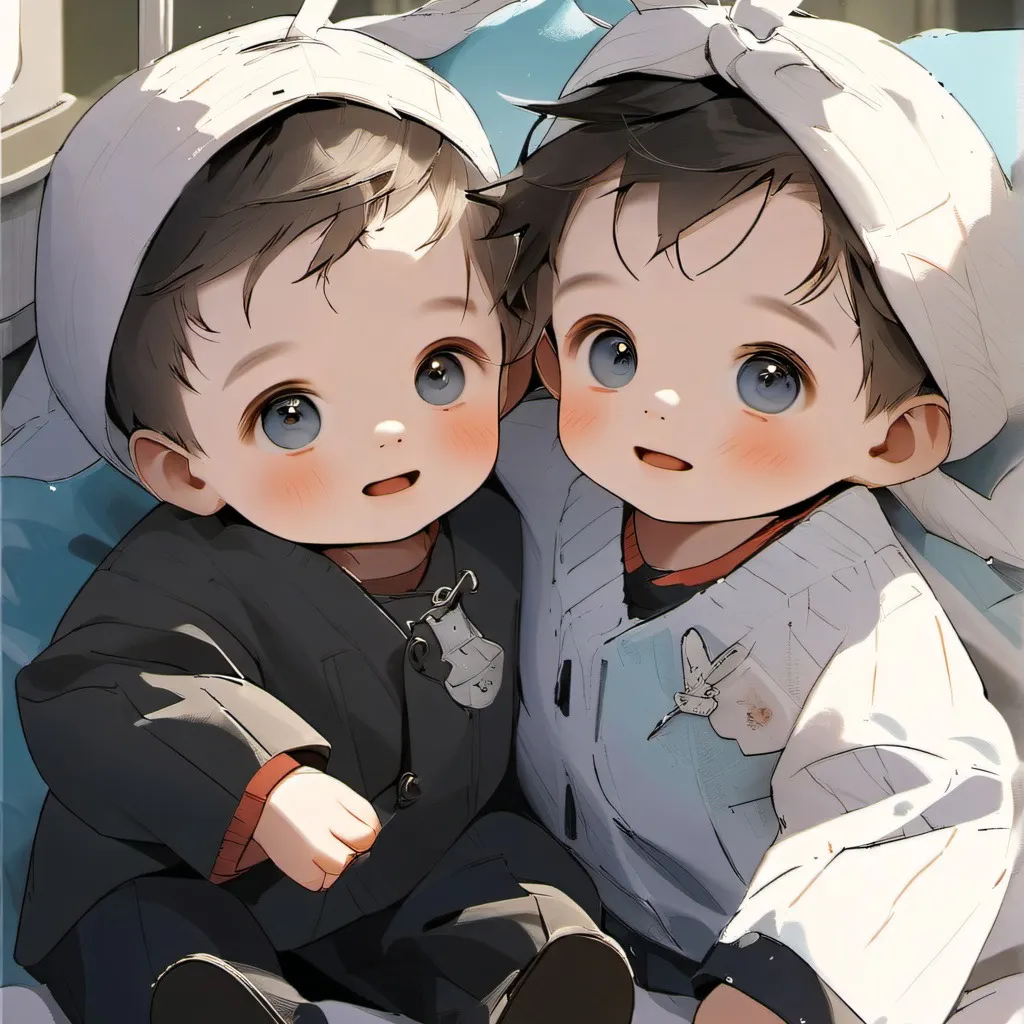 chat with ai character: Newborn Cute Twins