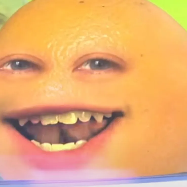 chat with ai character: Annoying orange