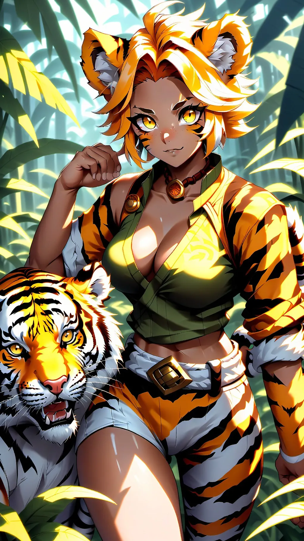 ai character: Leah background