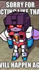 ai character: baby starscream tr background