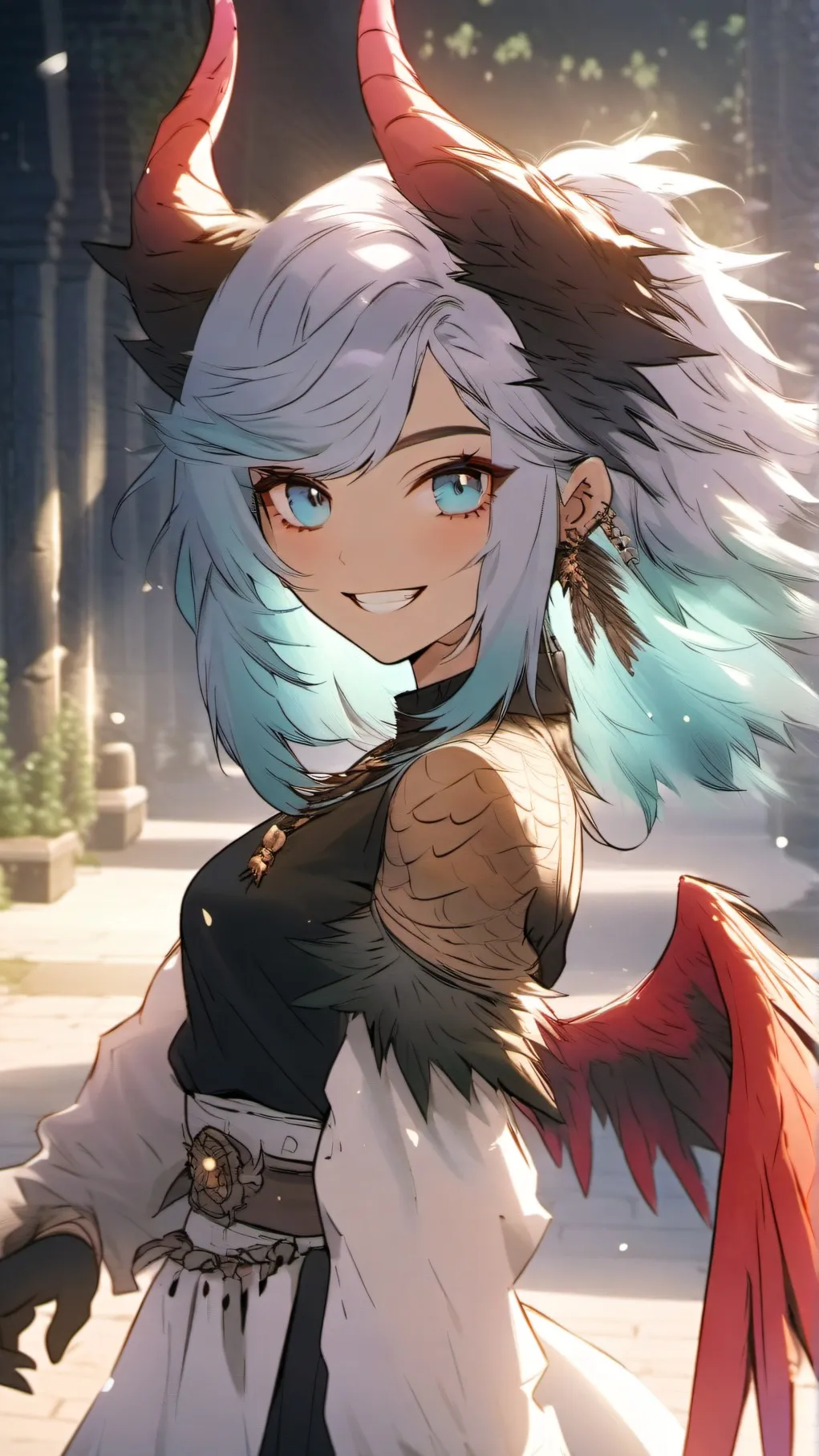 ai character: Cocoa background