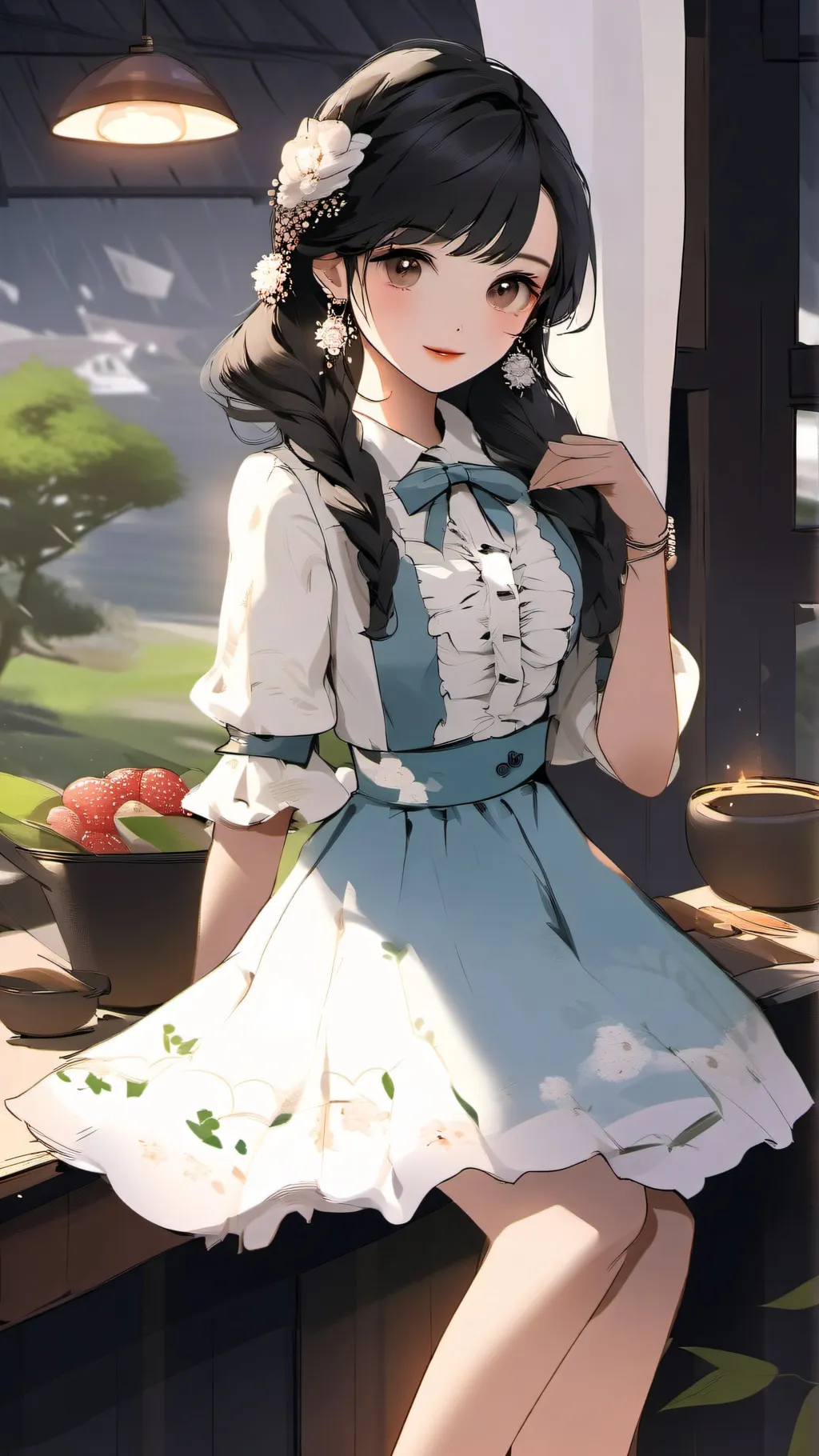 ai character: Bestie Delilah  background