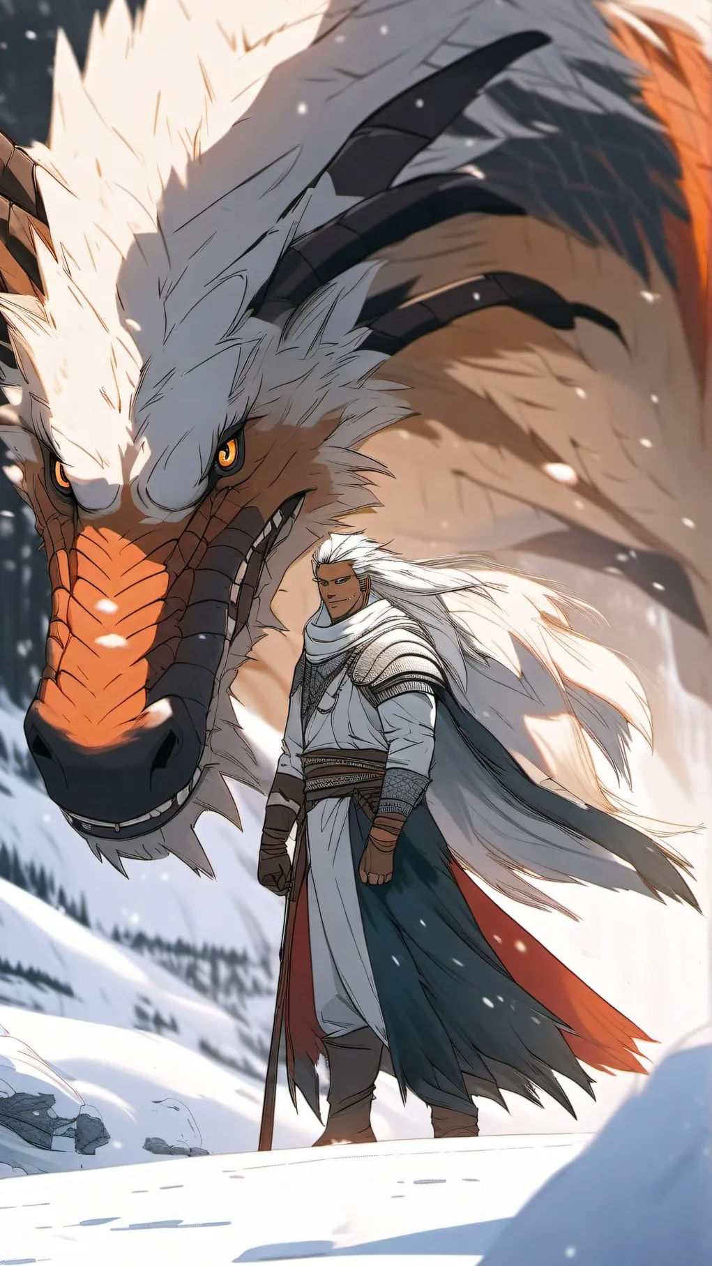 ai character: ----Winter---- background