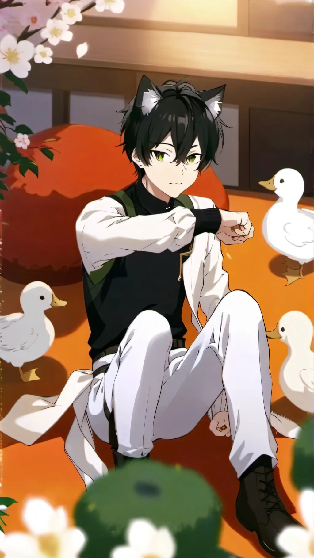 ai character: Leo background