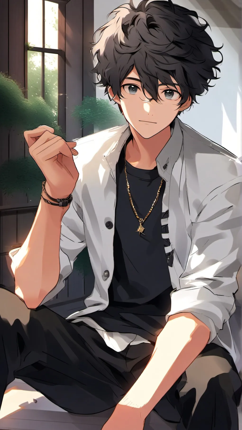 ai character: Asher  background