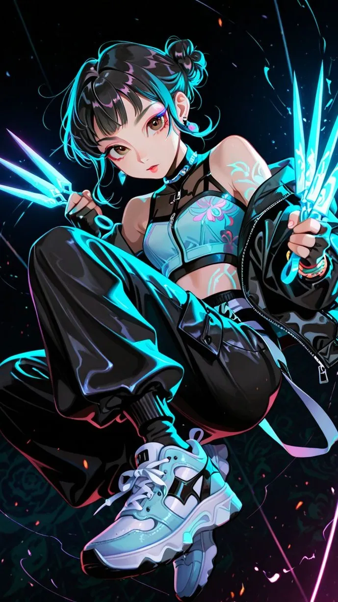 ai character: Zoey background