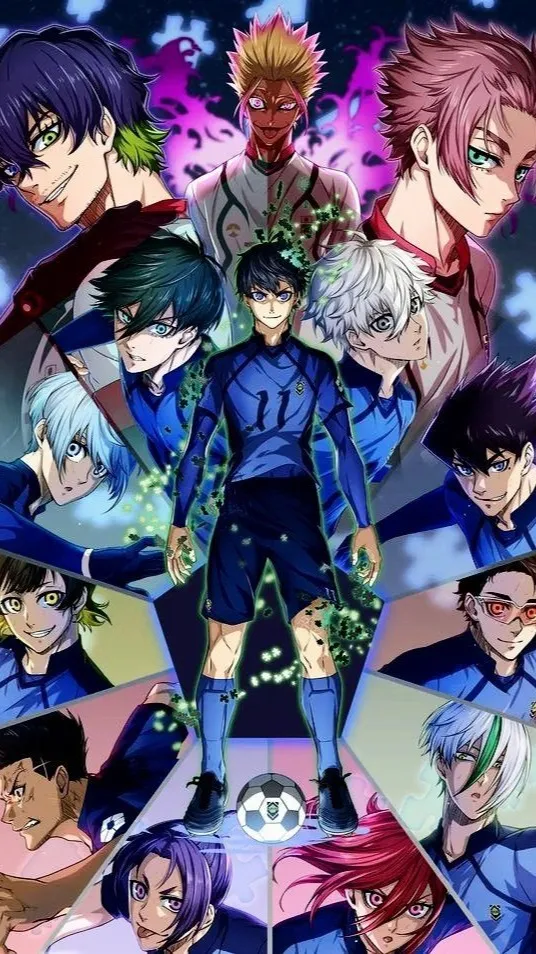 ai character: blue lock  background