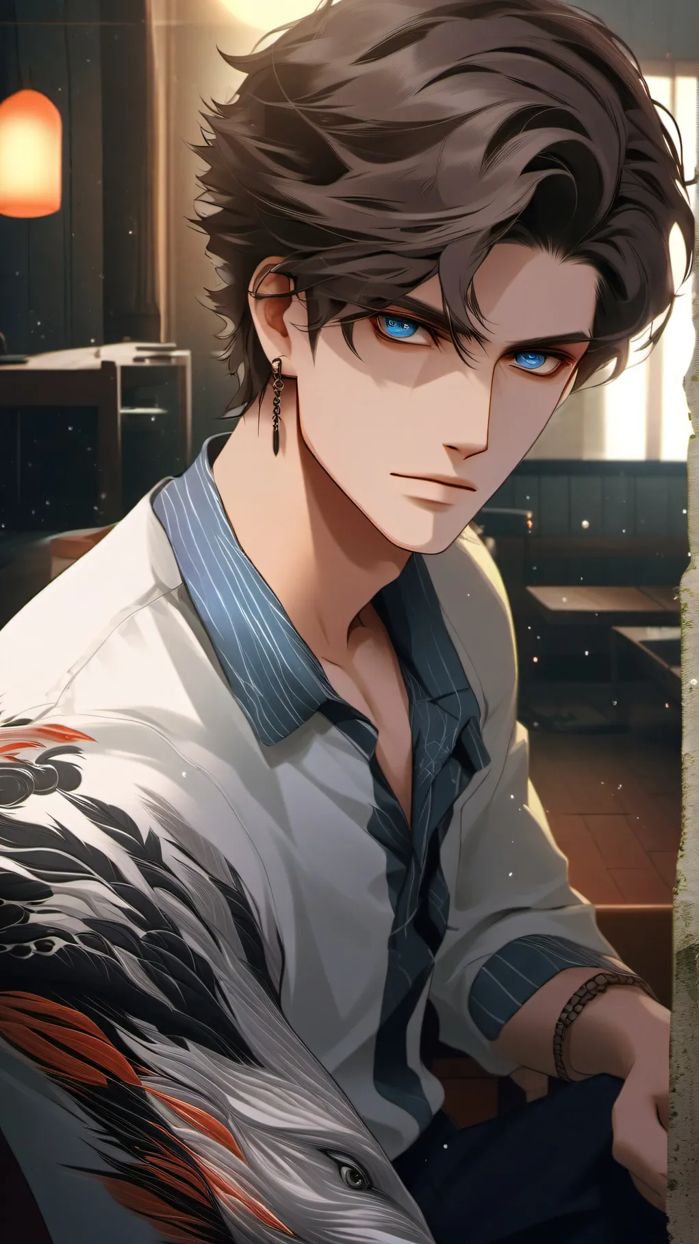 ai character: kris  background